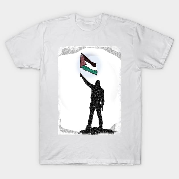 Palestine Flag Lives Matter P11 T-Shirt by FasBytes